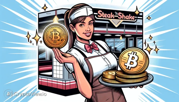 Steak 'n Shake의 비트코인 직원 보너스에 대한 소식은 무엇인가요?