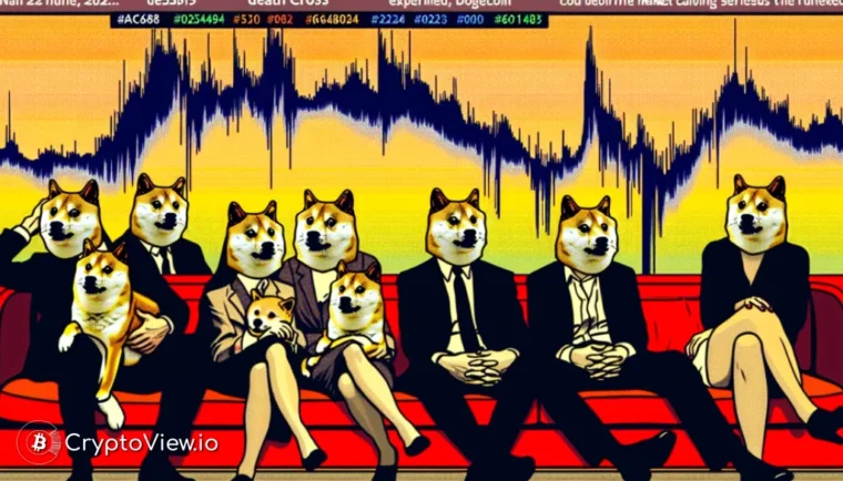 La croix de la mort de Dogecoin est-elle un présage baissier ?