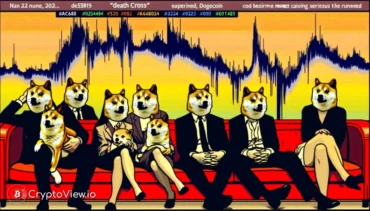 A Cruz da Morte de Dogecoin é um Presságio de Baixa?