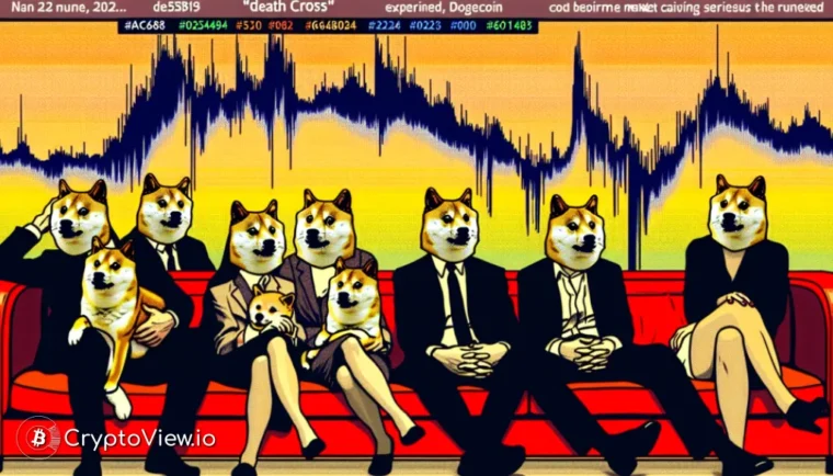 Является ли «крест смерти» Dogecoin медвежьим предзнаменованием?