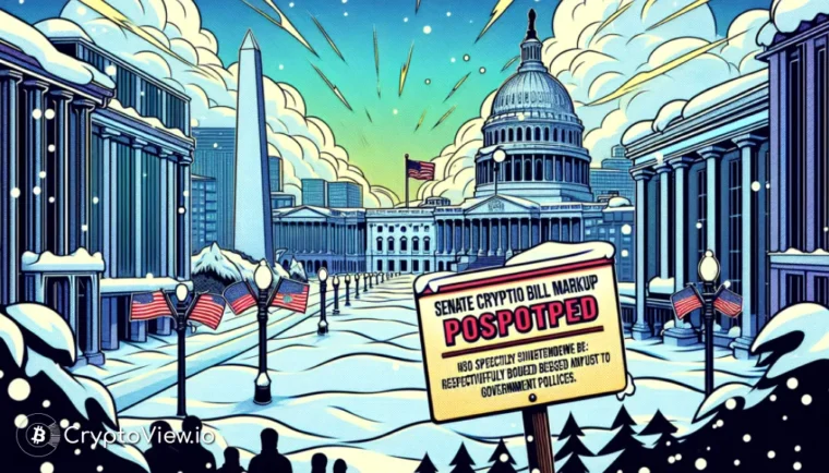 Why Did the Senate Crypto Bill Markup Face Delays?