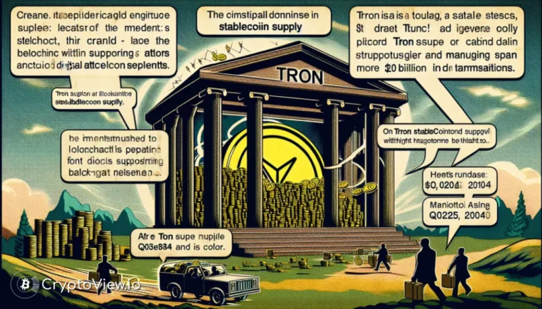 Hvad driver TRONs dominans inden for stablecoin-forsyning?