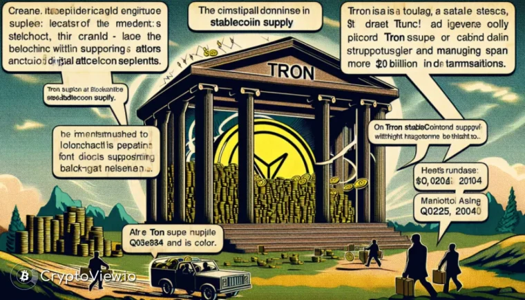 Qu'est-ce qui motive la domination de TRON dans l'approvisionnement en stablecoins ?