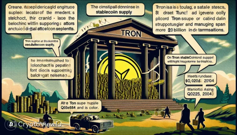 Hva driver TRONs dominans i stablecoin-forsyningen?