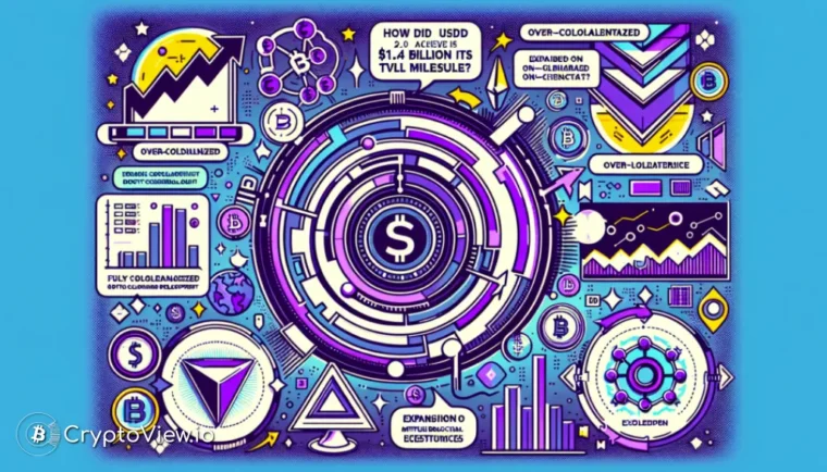 ¿Cómo logró USDD 2.0 su hito de TVL de $1.4 mil millones?