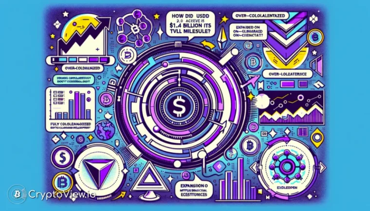 Hvordan oppnådde USDD 2.0 sin TVL-milepæl på 1,4 milliarder dollar?