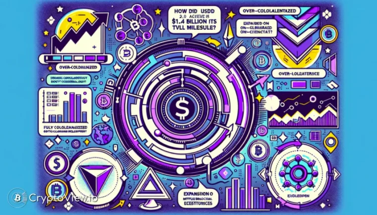 Hur uppnådde USDD 2.0 sin TVL-milstolpe på 1,4 miljarder dollar?