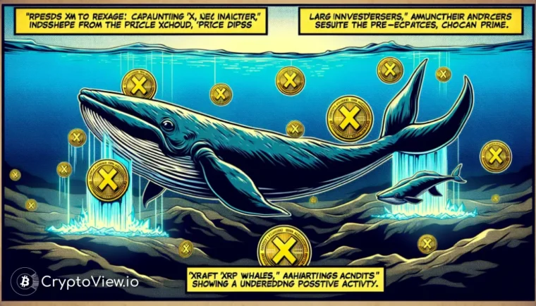 Czy wieloryby XRP akumulują podczas spadków cen?