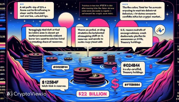 テザーの記録的な準備金は2025年の利益減少を相殺したか?