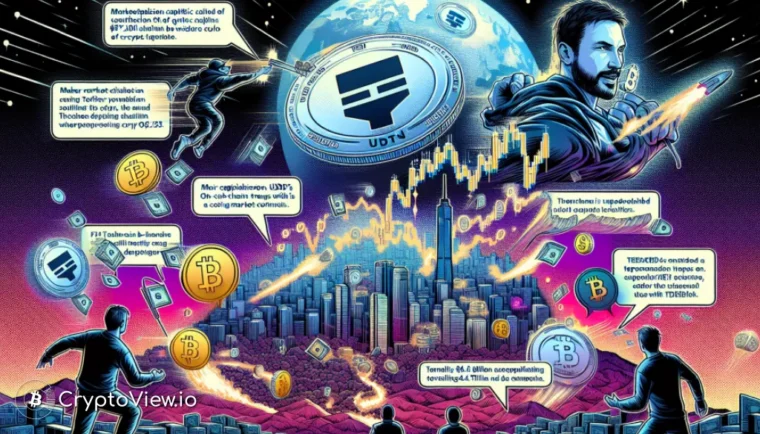 Steeg de on-chain activiteit van USDT in Q4 2025?