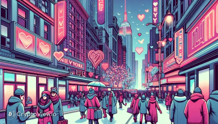 ¿Cuál es el revuelo en torno al evento de San Valentín de Pudgy Penguins en Nueva York?