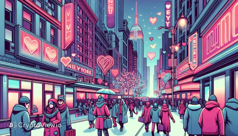 Qual é o burburinho em torno do evento de Dia dos Namorados dos Pudgy Penguins em Nova York?