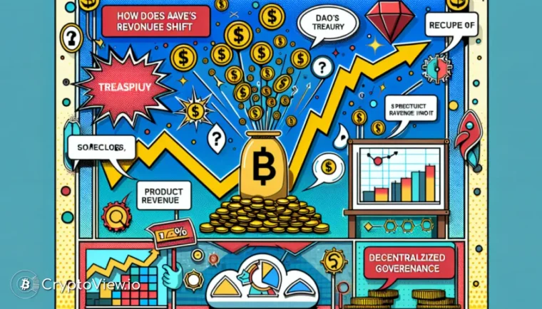 How Does Aave's Revenue Shift Impact its DAO Treasury?