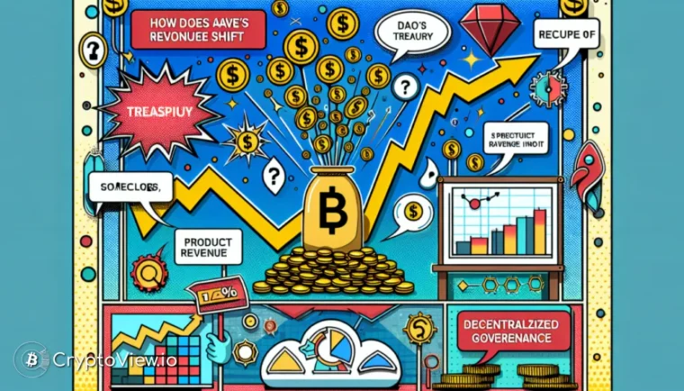 Comment le changement de revenus d'Aave impacte-t-il sa trésorerie DAO ?
