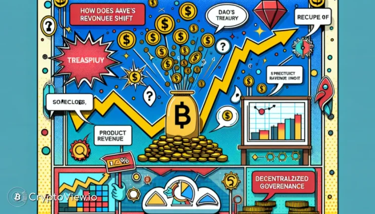 Hoe beïnvloedt Aave's inkomstenverschuiving de DAO-schatkist?