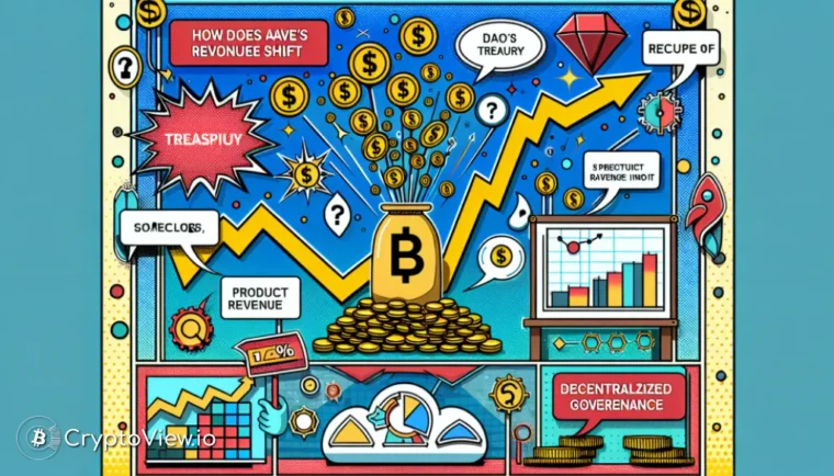 Hvordan påvirker Aaves inntektsendring dets DAO-kasse?