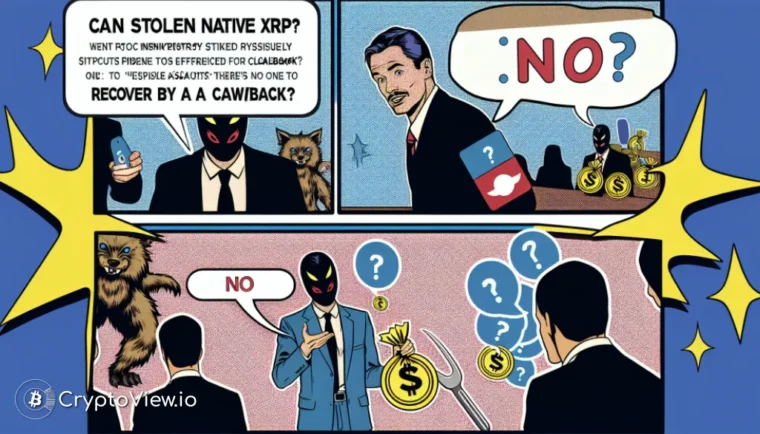 Kan stjålet native XRP gjenopprettes med en tilbakekalling?