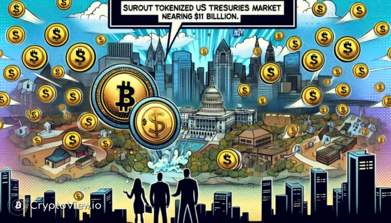 トークン化された米国債市場は110億ドルに達するか？