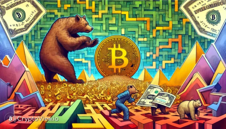 Er Bitcoins inverse forhold til dollaren over?