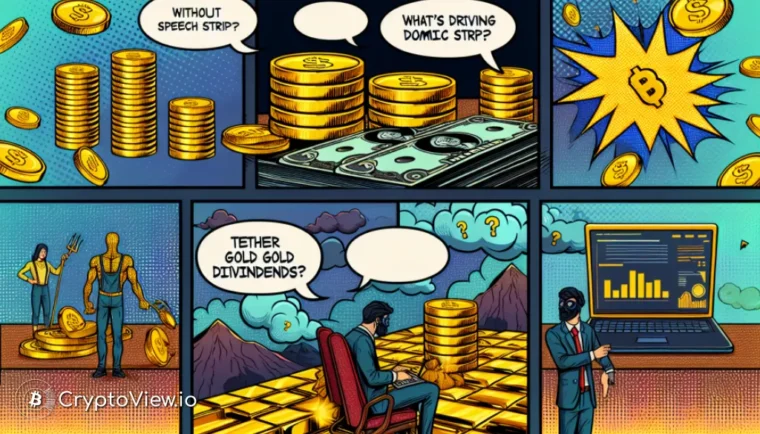 Vad driver efterfrågan på Tether Guld-utdelning?
